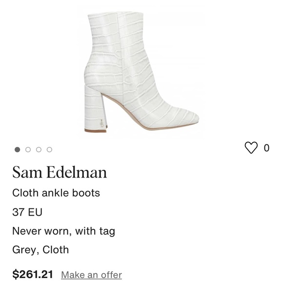 SAM EDELMAN Leather Bootie - Picture 11 of 12